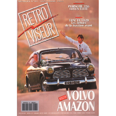 Revue rétroviseur n° 61 : dossier volvo amazon , porsche 356 et...
