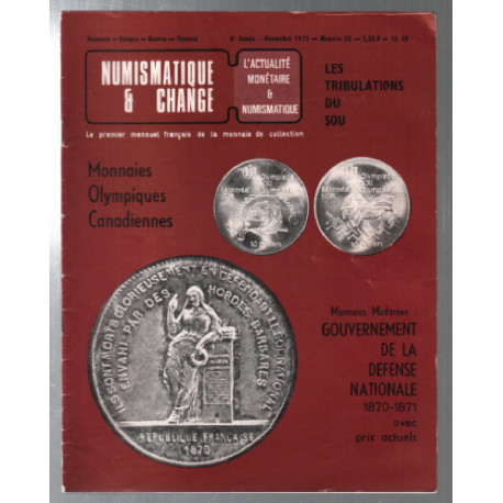 Monnaies olympiques canadiennes / gouvernement de la défense...