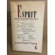 Revue esprit / juin 1962