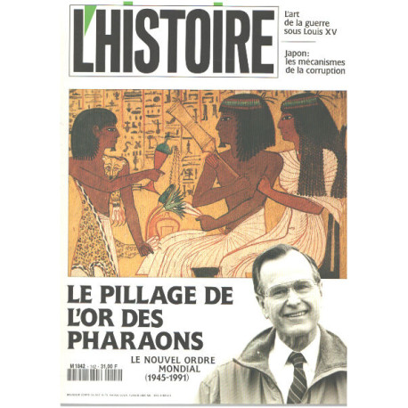 Revue l'histoire n° 142 / le pillage de l'or des pharaons