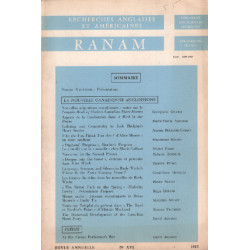 Revue annuelle ranam n° XVI