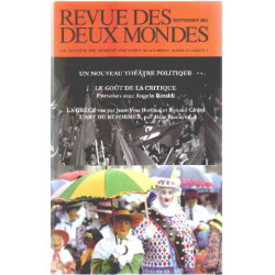 Revue des deux Mondes Septembre 2012 : Un Nouveau thé tre politique