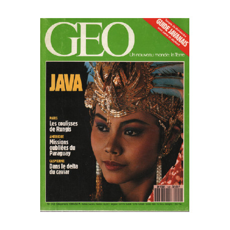 Revue GEO n ° 142 / JAVA