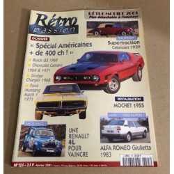 Retro passion n° 125 § special américaines + de 400 ch
