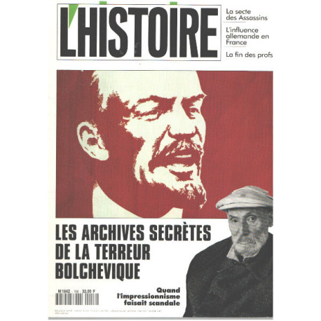 Revue l'histoire n° 158 / les archives secretes de la terreur...