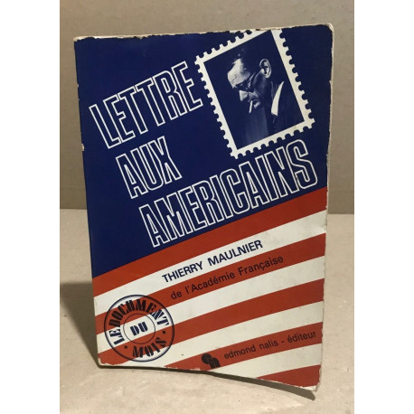 Lettre aux américains