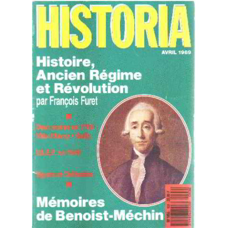 Revue historia n° 508 / histoire ancien regime et revolution