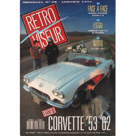 Revue rétroviseur n° 29 : dossier corvette 53-62 , renault...