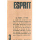Revue esprit / mars 1976/ la mort a vivre