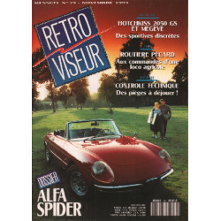 Revue rétroviseur n° 39 : dossier alfa spider , hotchkiss 2050GS...