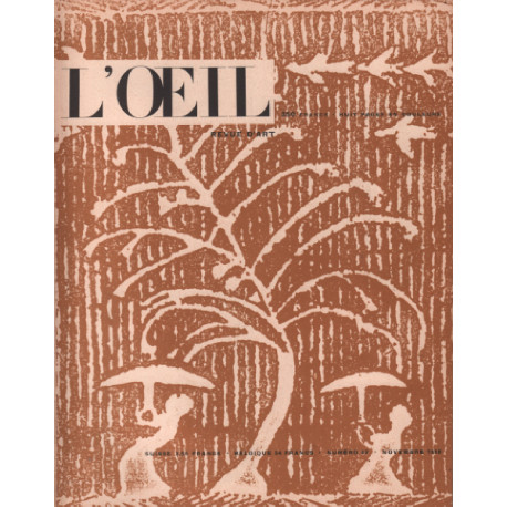 Revue d'art mensuelle l'oeil n° 47