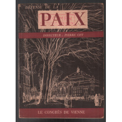 Défense de la paix : le congrès de Vienne
