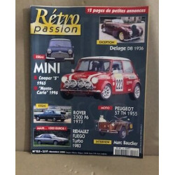 Retro passion n° 123 : / mini cooper 5 1965- monte carlo 1996