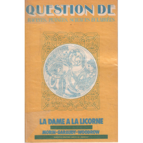 Spiritualité tradition litterature / question de n° 40