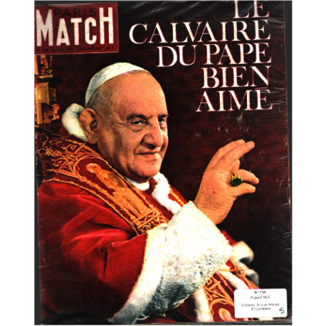 Paris match n° 739 / 8 juin 1963 / cocteau-jean marais -el cordobes