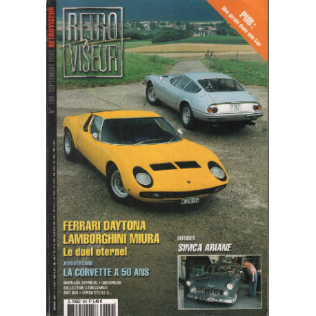 Revue rétroviseur n° 169 : dossier simca ariane ferrari daytona...
