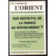 Que reste-t-il de la France au Moyen-Orient