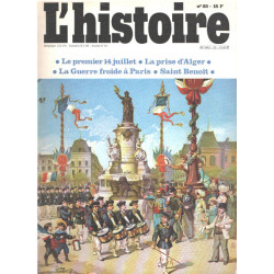 Revue l'histoire n° 25 / le premier 14 juillet -la prise d'alger...