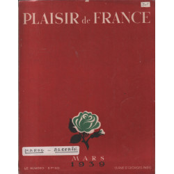 Revue plaisir de france n° 54/ maroc -algerie