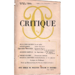 Revue critique N° 251