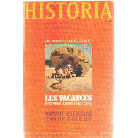 Revue historia n° 296 / ere nouvelle ou décadence ? les vacances...