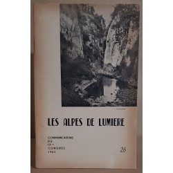 Les alpes de lumière N°26 - Communications du IX° congrés
