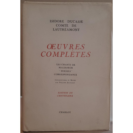 Oeuvres complètes - Présentation études de notes et commentaires...