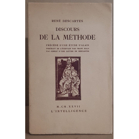 Discours de la méthode précédé d'une étude d'Alain