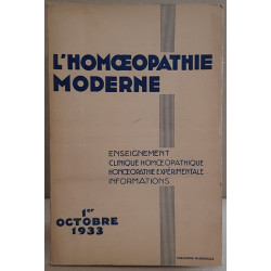 L'homoeopathie moderne - N°15 - 1° Octobre 1933