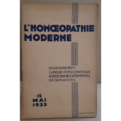 L'homoeopathie moderne - N°10 - 15 Mai 1933