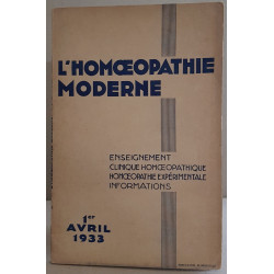 L'homoeopathie moderne - N°7 - 1° Avril 1933