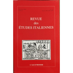 Revue des études italiennes / tome 52 / juillet-decembre 2006