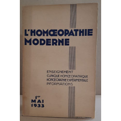 L'homoeopathie moderne - N°9 - 1° Mai 1933