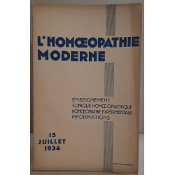 L'homoeopathie moderne - N°14 - 15 Juillet 1934