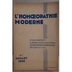 L'homoeopathie moderne - N°13 - 1° Juillet 1934