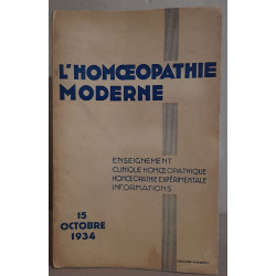 L'homoeopathie moderne - N°16 - 15 Octobre 1934