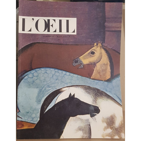 L'oeil - Revue d'art - N°63 - Mars 1960