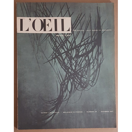L'oeil - Revue d'art - N°34 - Octobre 1957