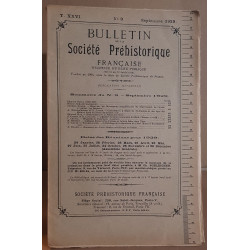 Bulletin de la société préhistorique française - Tome 26 - N°9