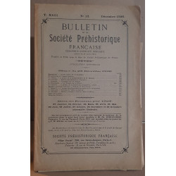 Bulletin de la société préhistorique française - Tome 23 - N°12