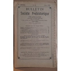 Bulletin de la société préhistorique française - Tome 28 - N°6