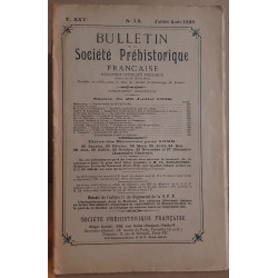 Bulletin de la société préhistorique française - Tome 25 - N°7-8