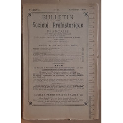 Bulletin de la société préhistorique française - Tome 27 - N°11