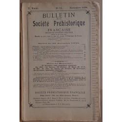 Bulletin de la société préhistorique française - Tome 31 - N°11