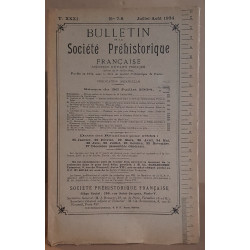 Bulletin de la société préhistorique française - Tome 31 - N°7-8