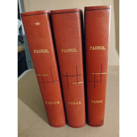 Marius-cesar-Fanny / 3 tomes / illustrations de Dubout