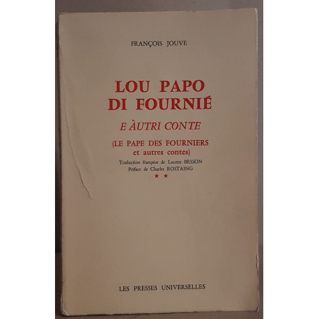 Lou Papo di fournié e àutri conte - Tome II (bilingue)