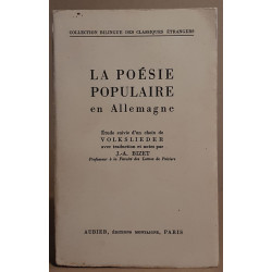 La poésie populaire en Allemagne (bilingue)
