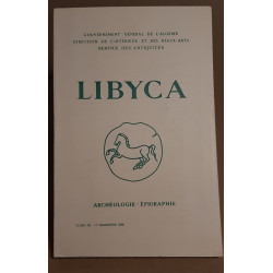 Libyca - archéologie-épigraphie tome 3 - 2° semestre 1955