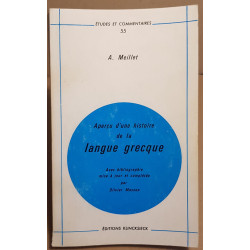 Aperçu d'une histoire de la langue grecque (8° édition)